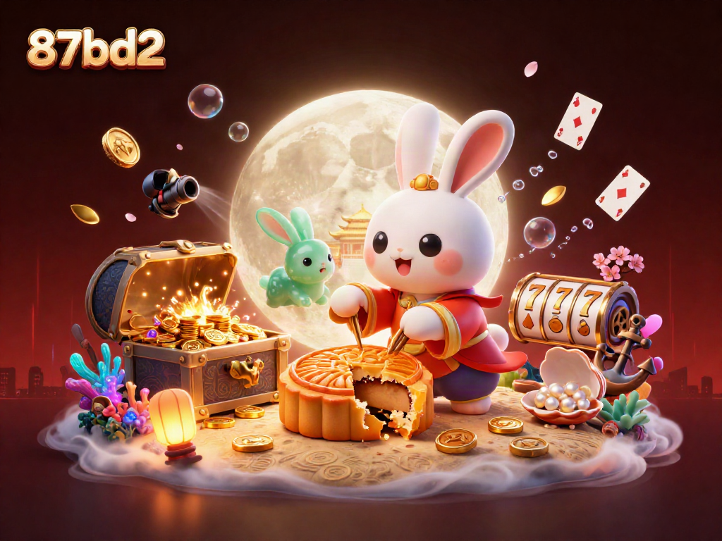 Engage with thrilling casino adventures at 87bd2 with a magical moon rabbit illustration
