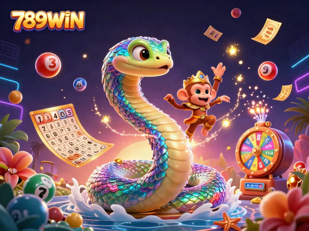 Experience thrilling gameplay at 789WIN with vibrant colorful elements and exciting game features.