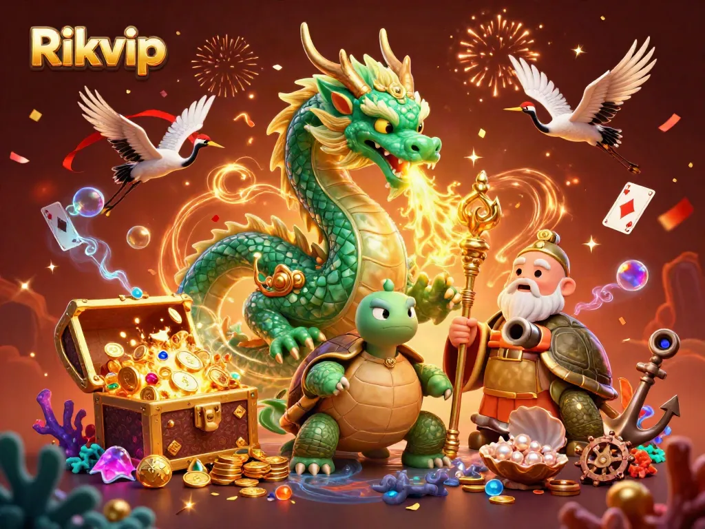 Experience exciting gameplay at Rikvip with vibrant characters and immersive casino elements.