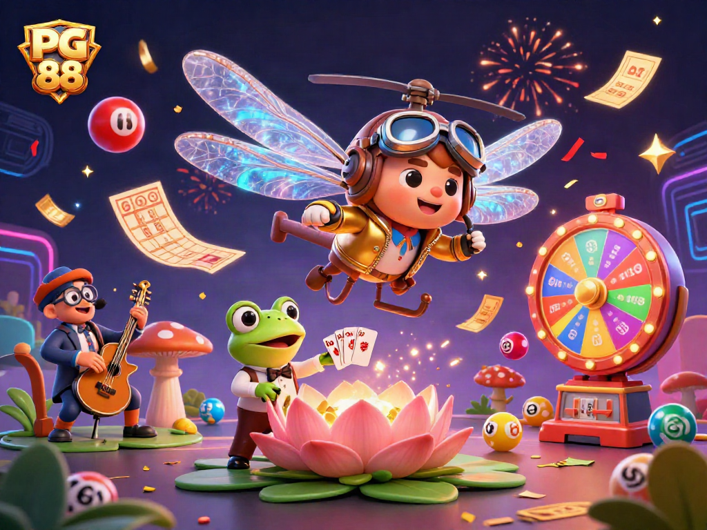 Engage with PG 88 and win exciting jackpots at the lily pad casino!