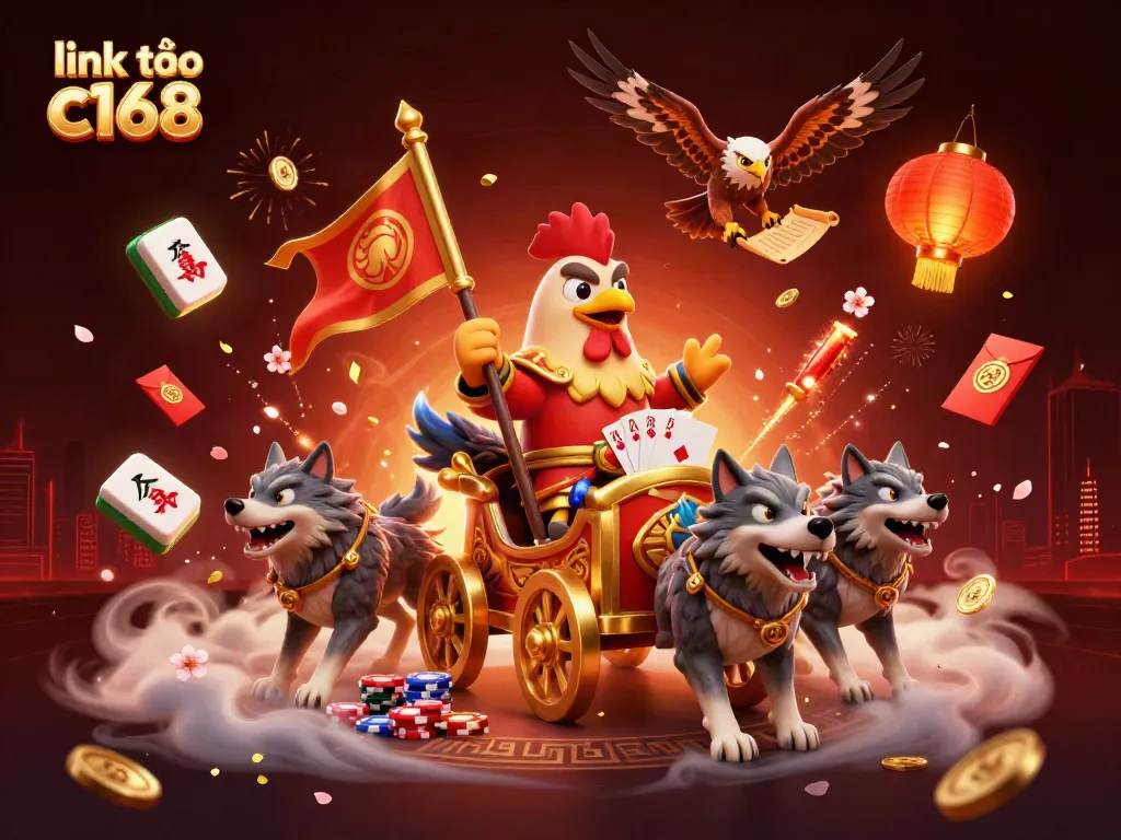 Engage with thrilling poker action at link vào c168 with our vibrant 3D casino illustration showcasing exciting elements.