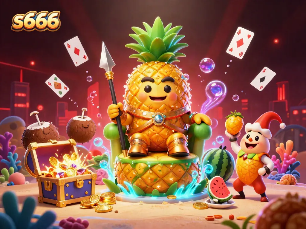 Experience thrilling gaming at s666 casino with vibrant characters and underwater treasures.